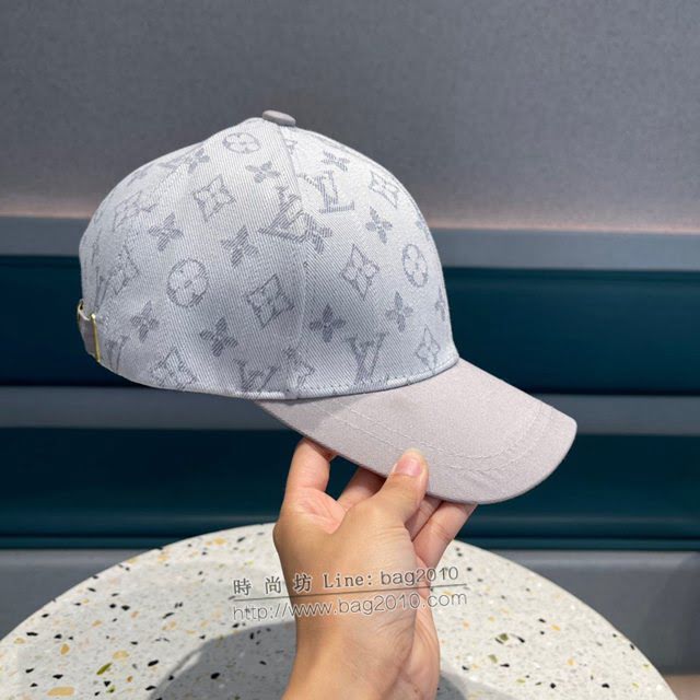 LV男女同款帽子 路易威登印花棒球帽鴨舌帽  mm1554